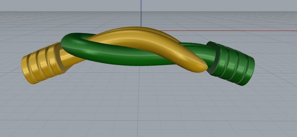 Bracelet insert Model 1205 3D print model_5