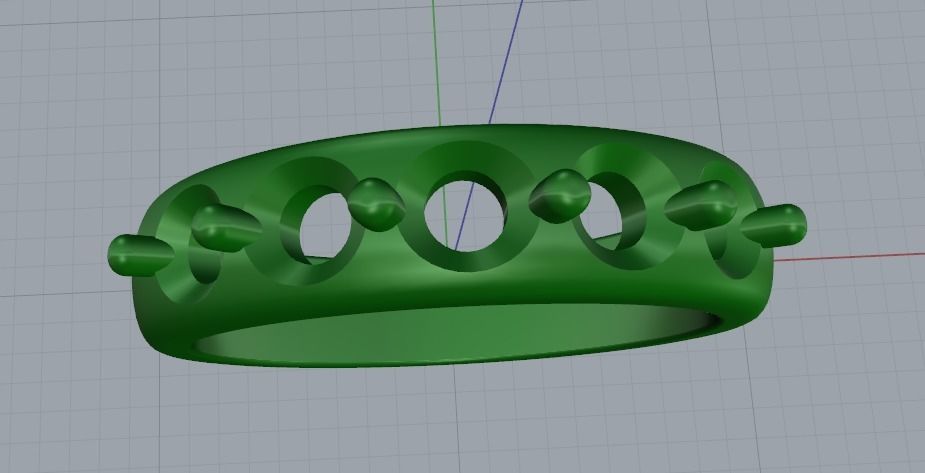 Ring Model 1203 3D print model_6