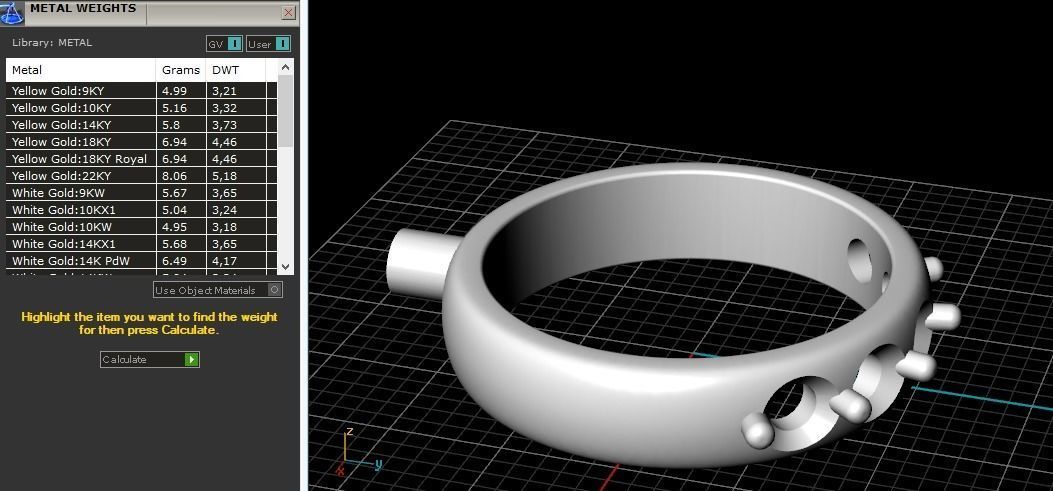 Ring Model 1203 3D print model_2