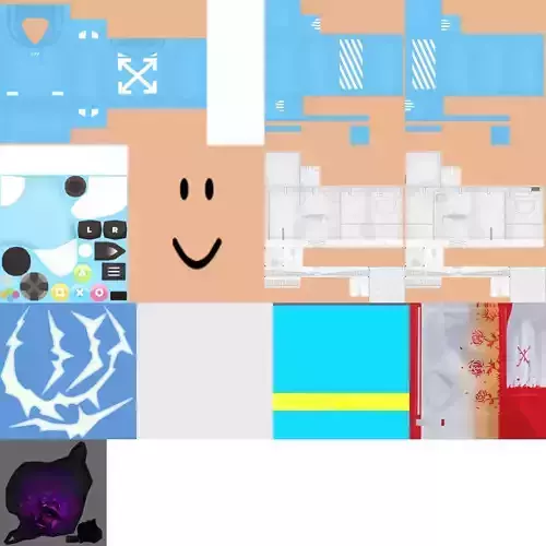 myavatarroblox minecraft papercraft sprite pack