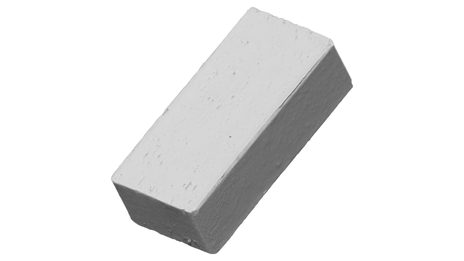 Ceramic Brick Raw Scanned 3D model_1