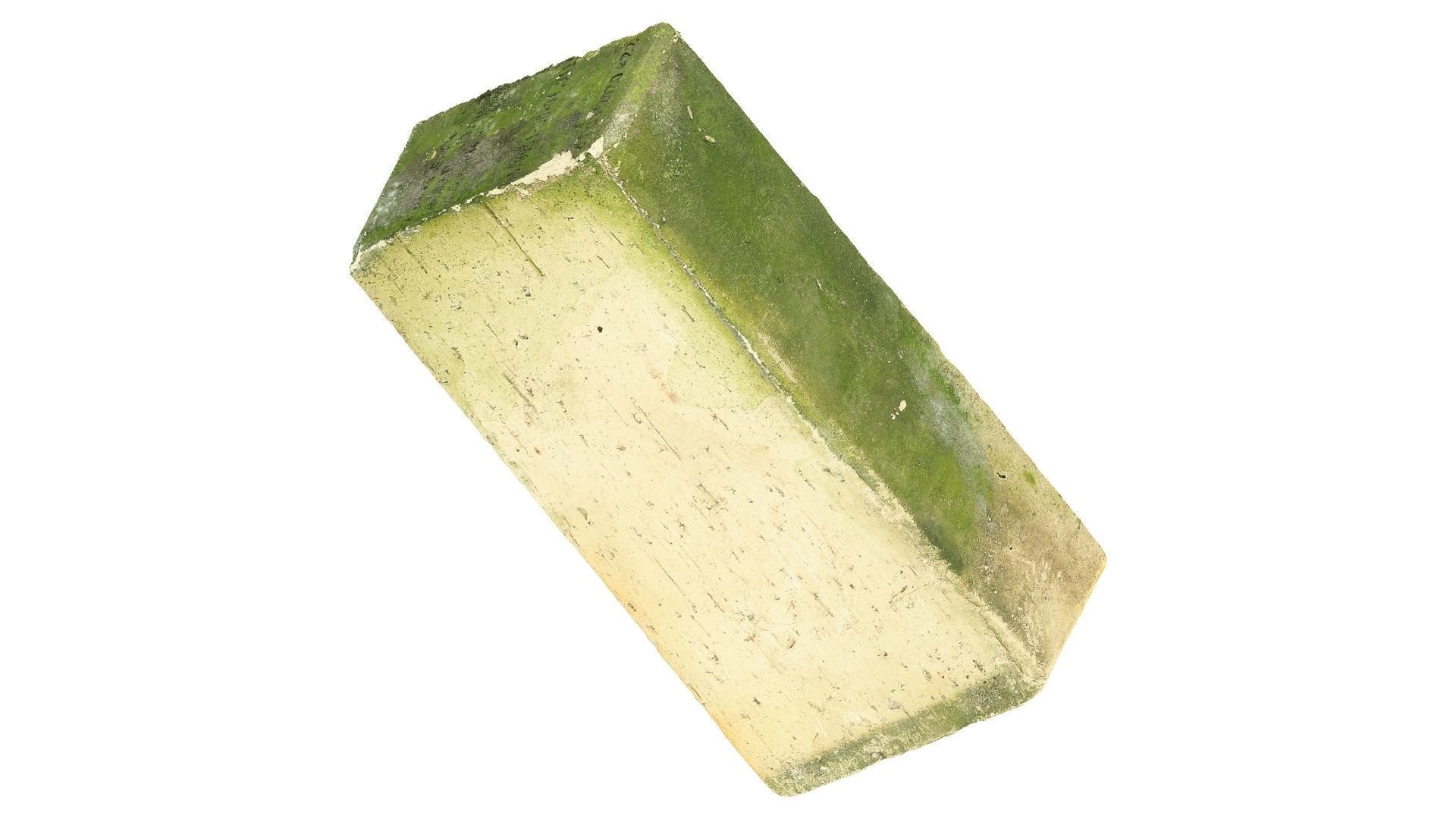 Ceramic Brick Raw Scanned 3D model_4