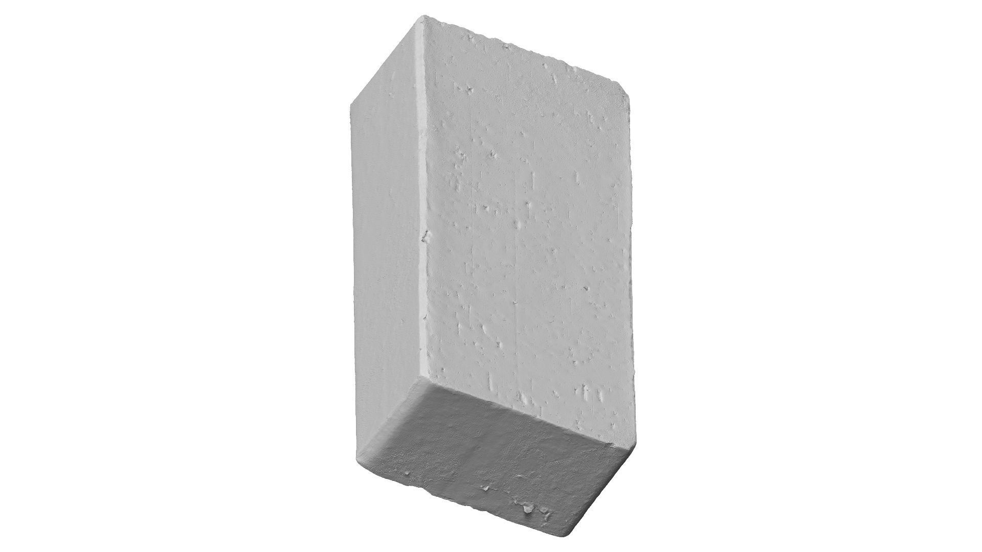 Ceramic Brick Raw Scanned 3D model_9