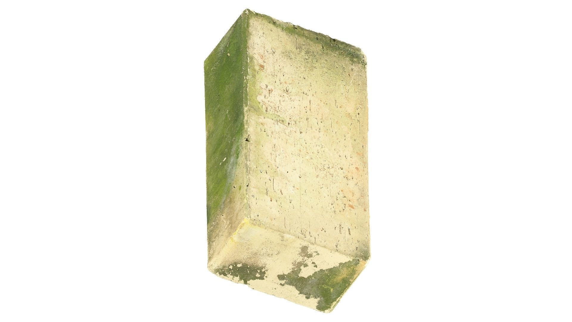 Ceramic Brick Raw Scanned 3D model_2