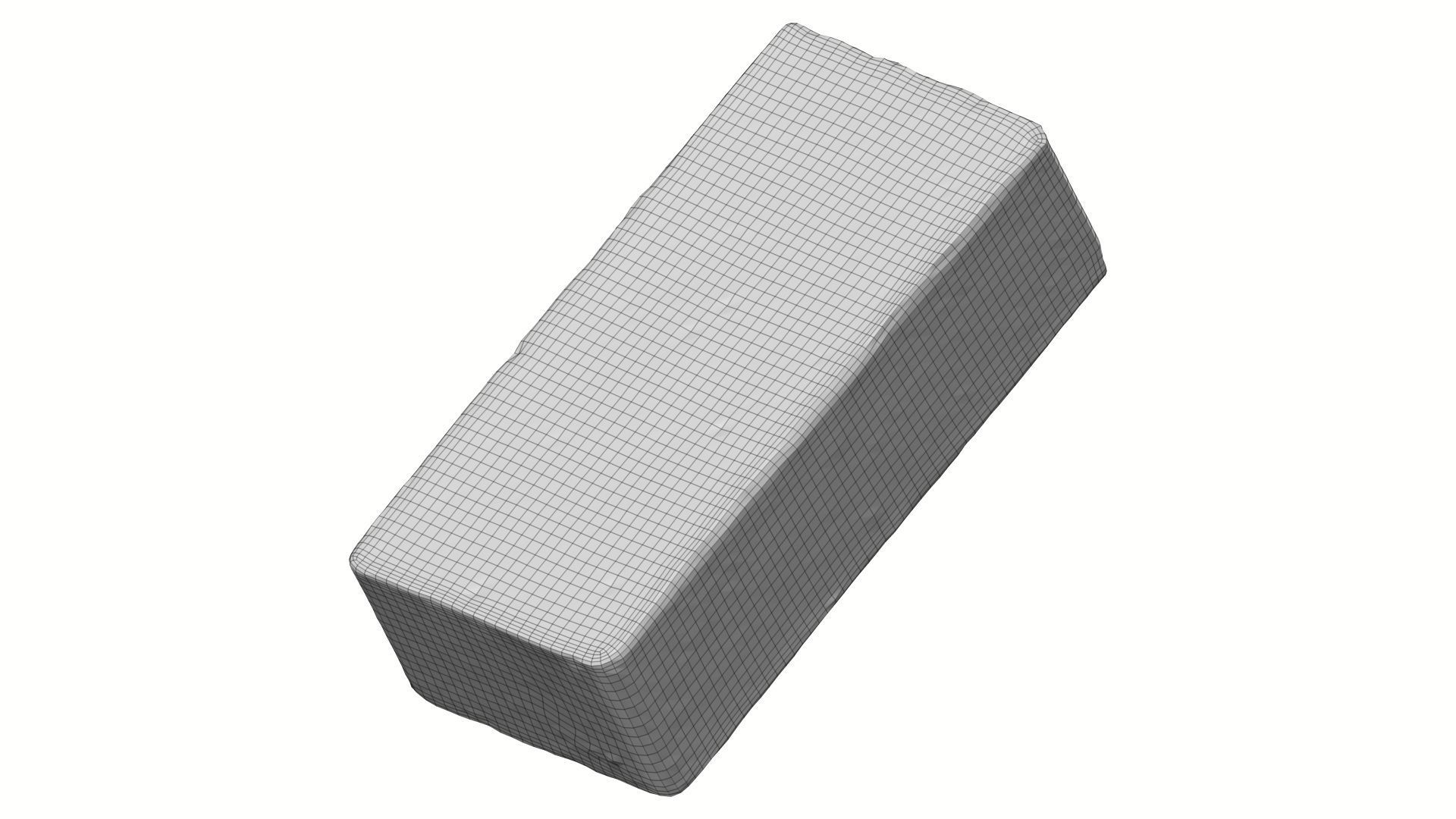 Ceramic Brick Raw Scanned 3D model_7