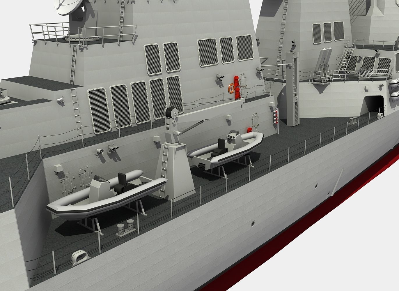 USS SPRUANCE-ARLEIGH BURKE 3D model_21