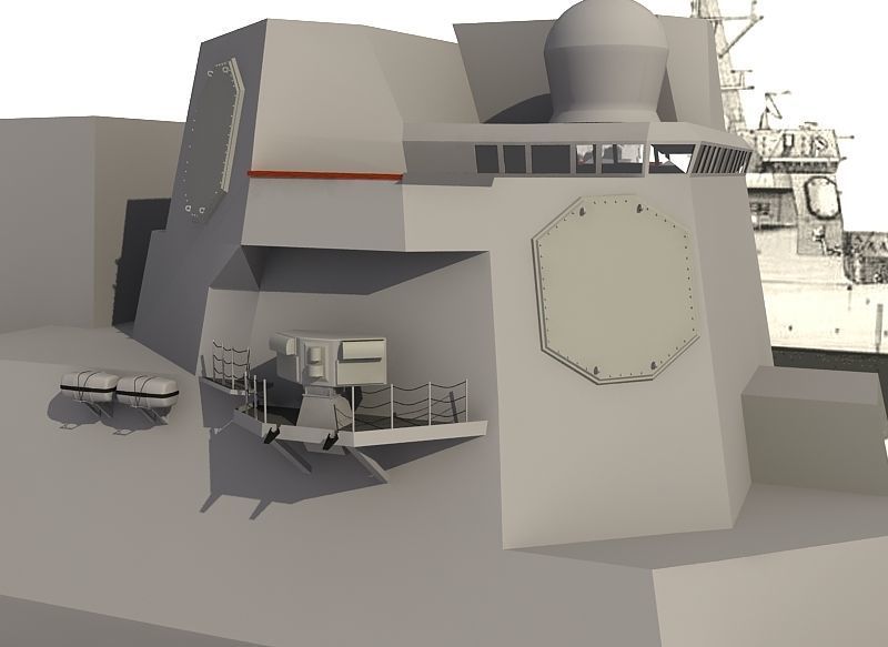 USS SPRUANCE-ARLEIGH BURKE 3D model_30