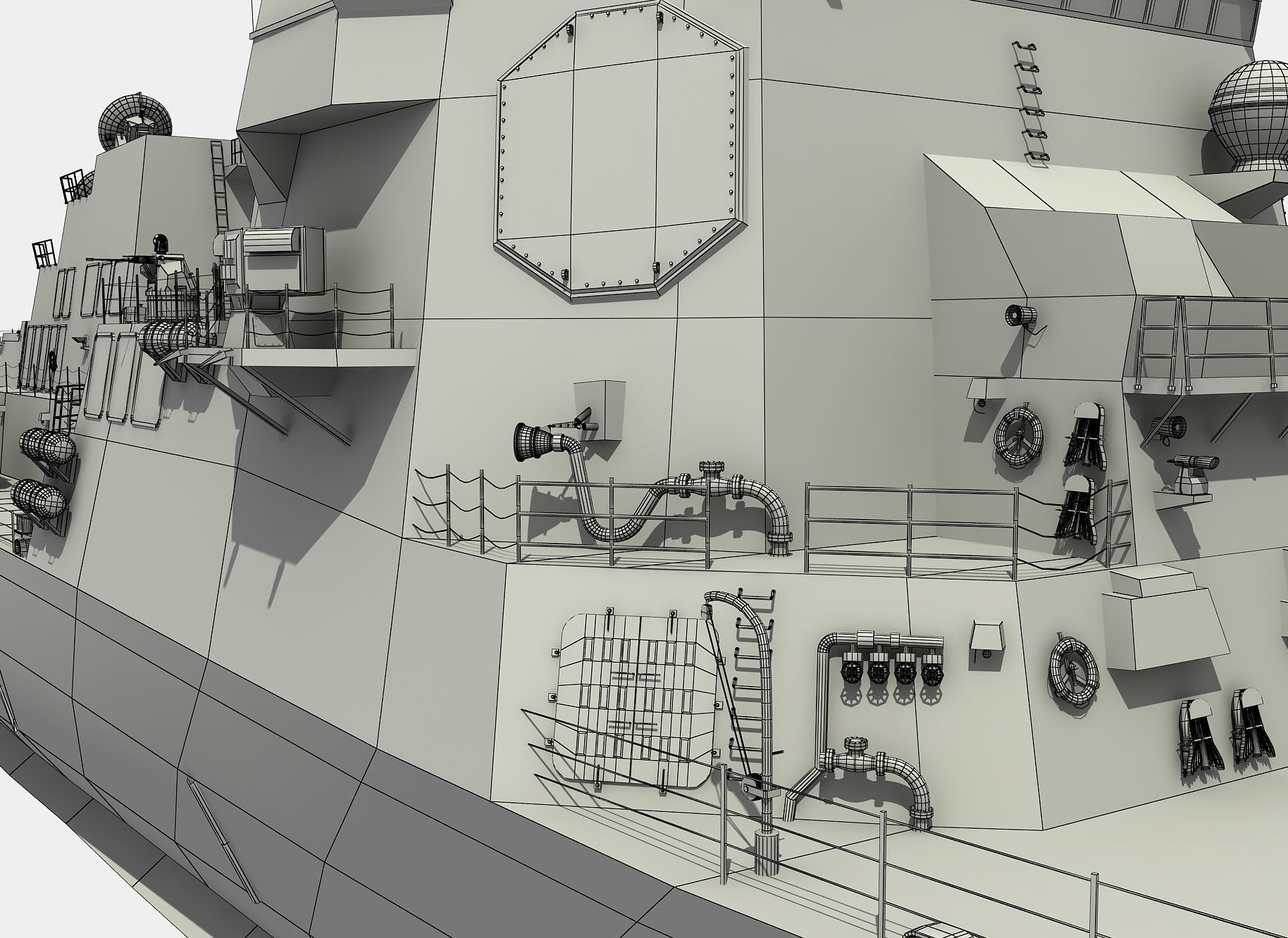 USS SPRUANCE-ARLEIGH BURKE 3D model_4