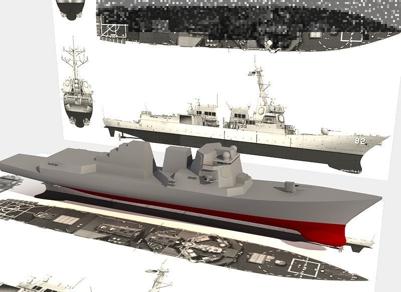 USS SPRUANCE-ARLEIGH BURKE 3D model_27
