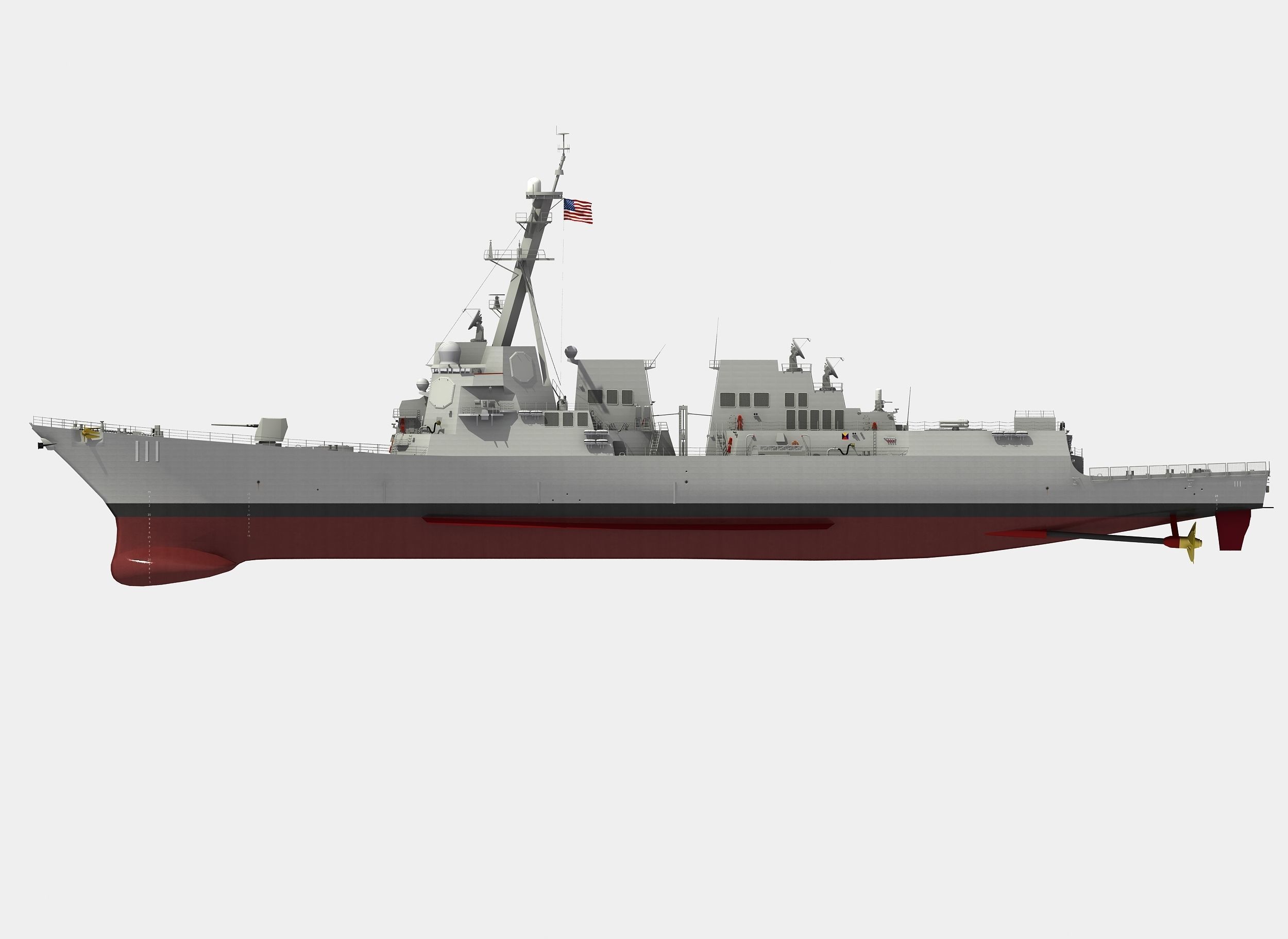 USS SPRUANCE-ARLEIGH BURKE 3D model_7