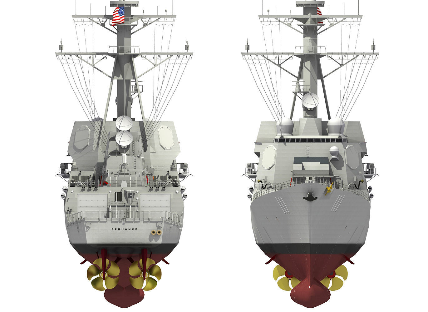 USS SPRUANCE-ARLEIGH BURKE 3D model_32