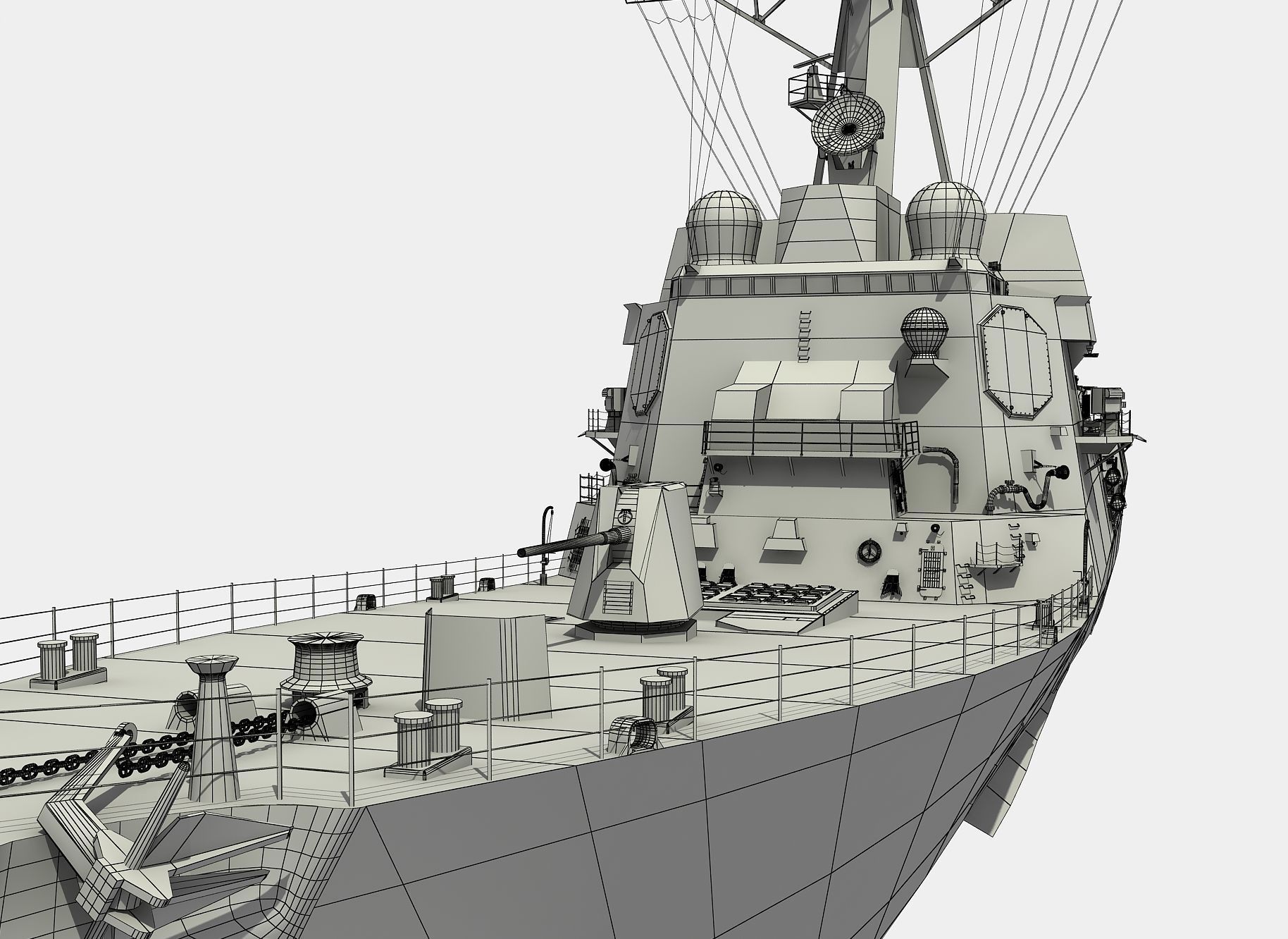 USS SPRUANCE-ARLEIGH BURKE 3D model_13