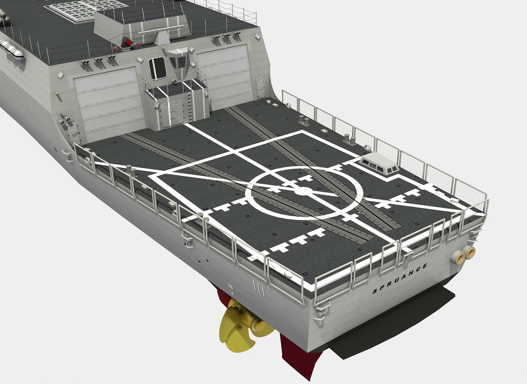 USS SPRUANCE-ARLEIGH BURKE 3D model_20