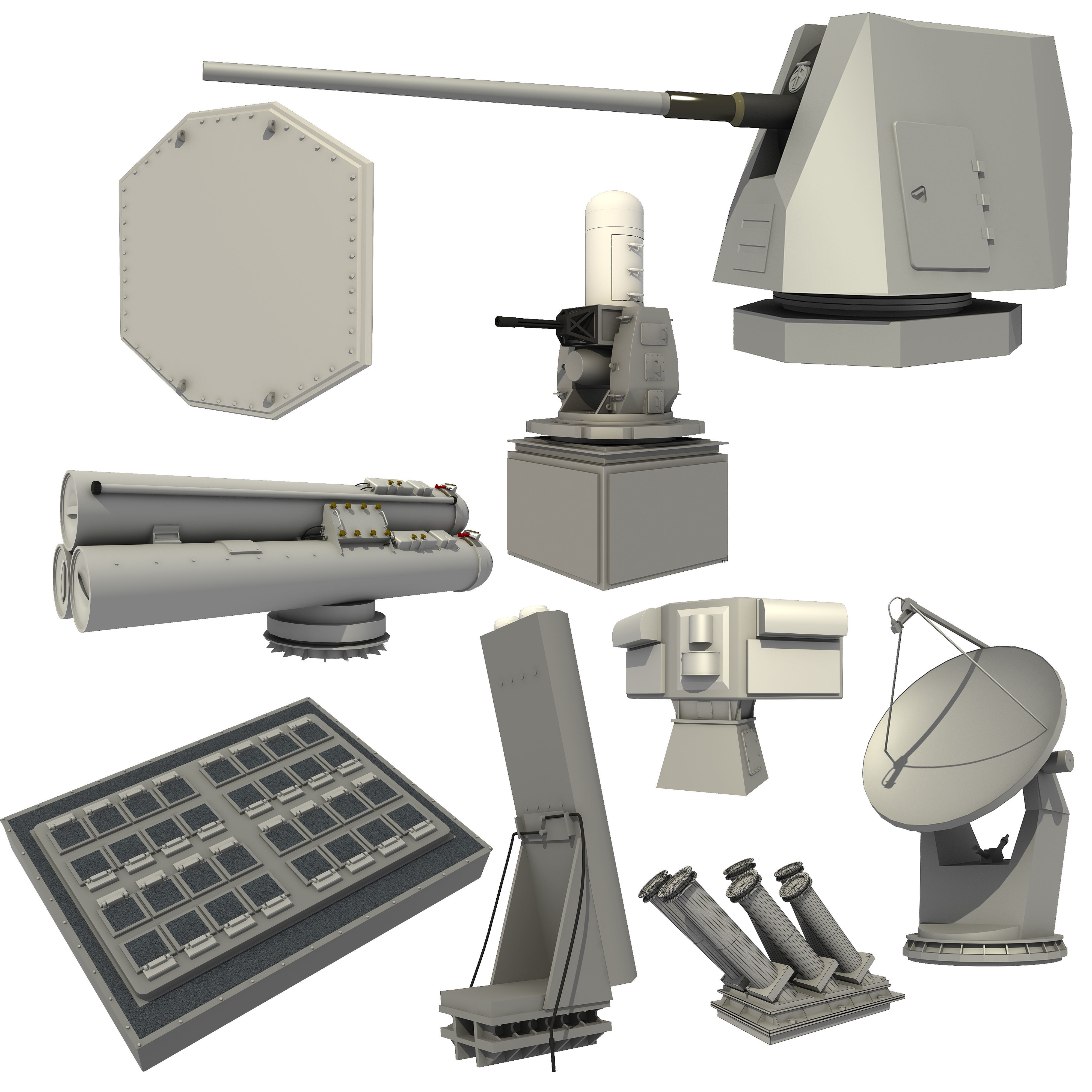 USS SPRUANCE-ARLEIGH BURKE 3D model_35