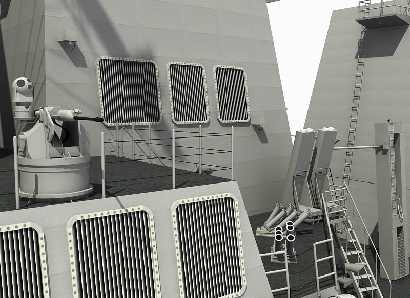 USS SPRUANCE-ARLEIGH BURKE 3D model_14