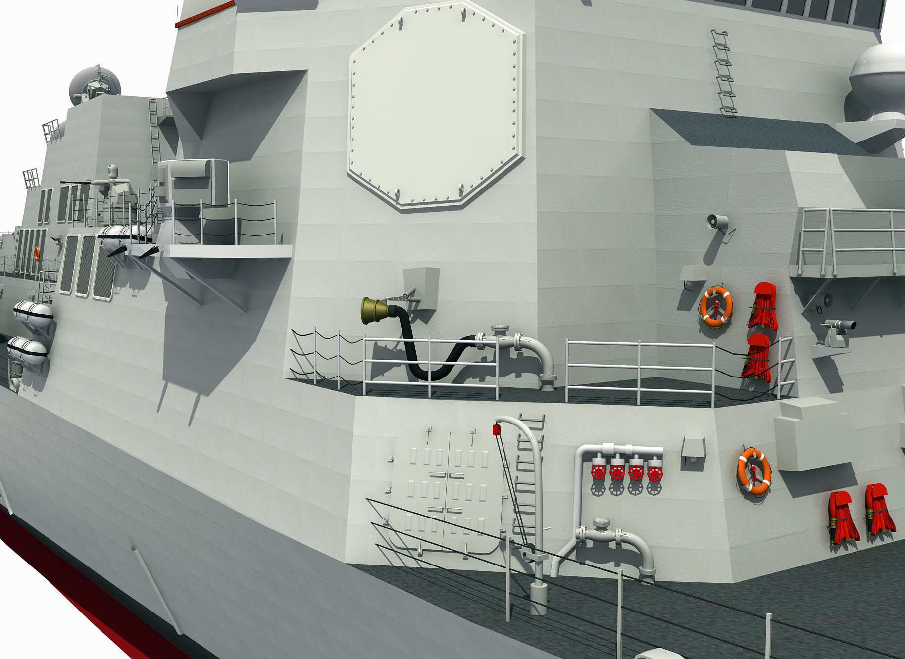 USS SPRUANCE-ARLEIGH BURKE 3D model_3