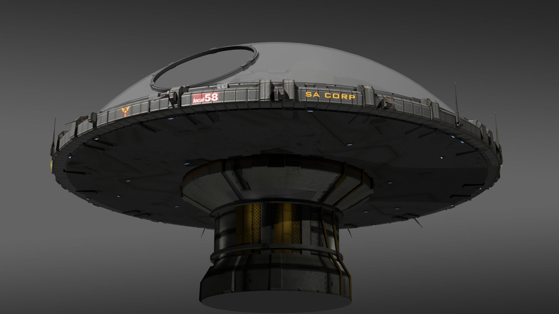 Dome City Pack 3D Model Collection_6