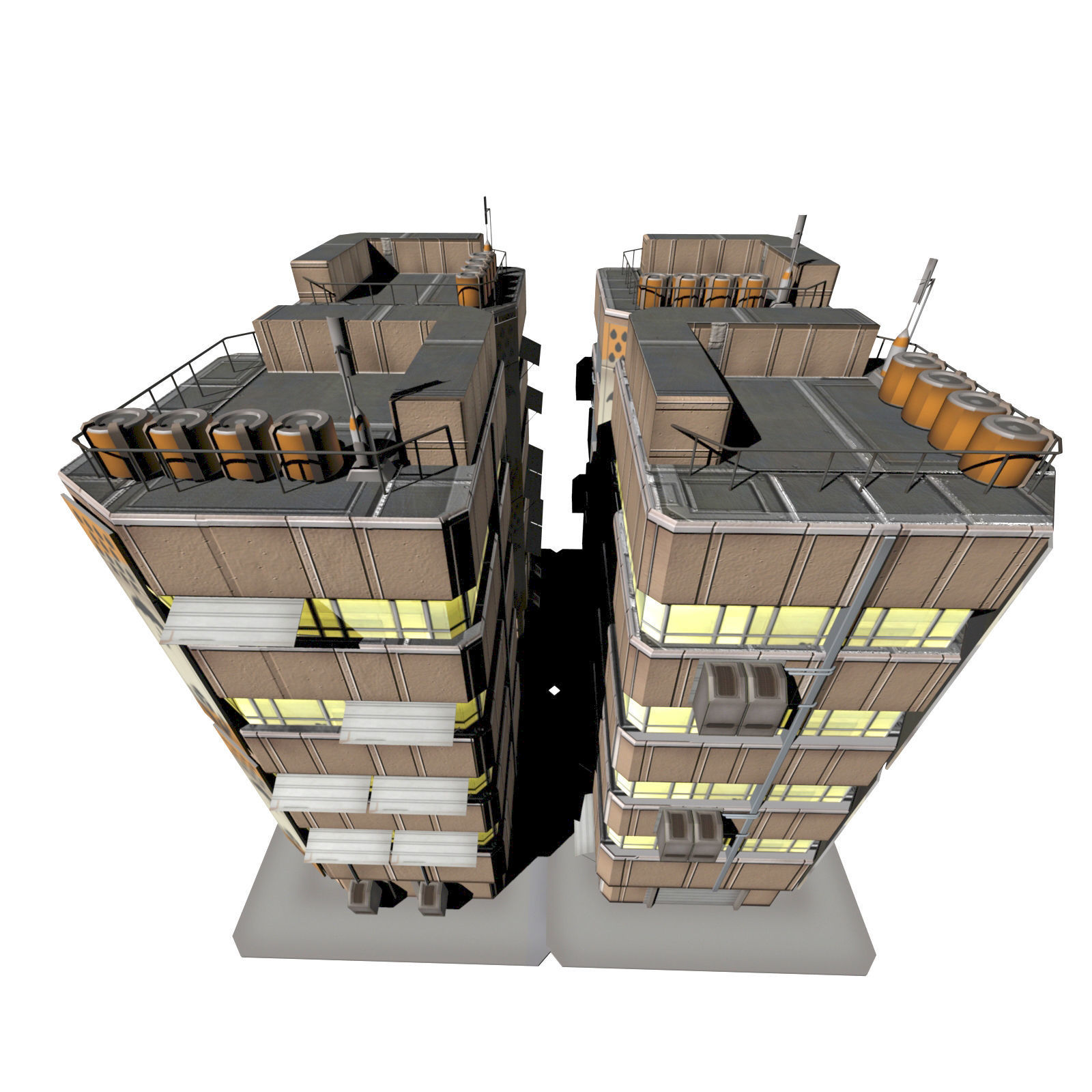 Dome City Pack 3D Model Collection_15