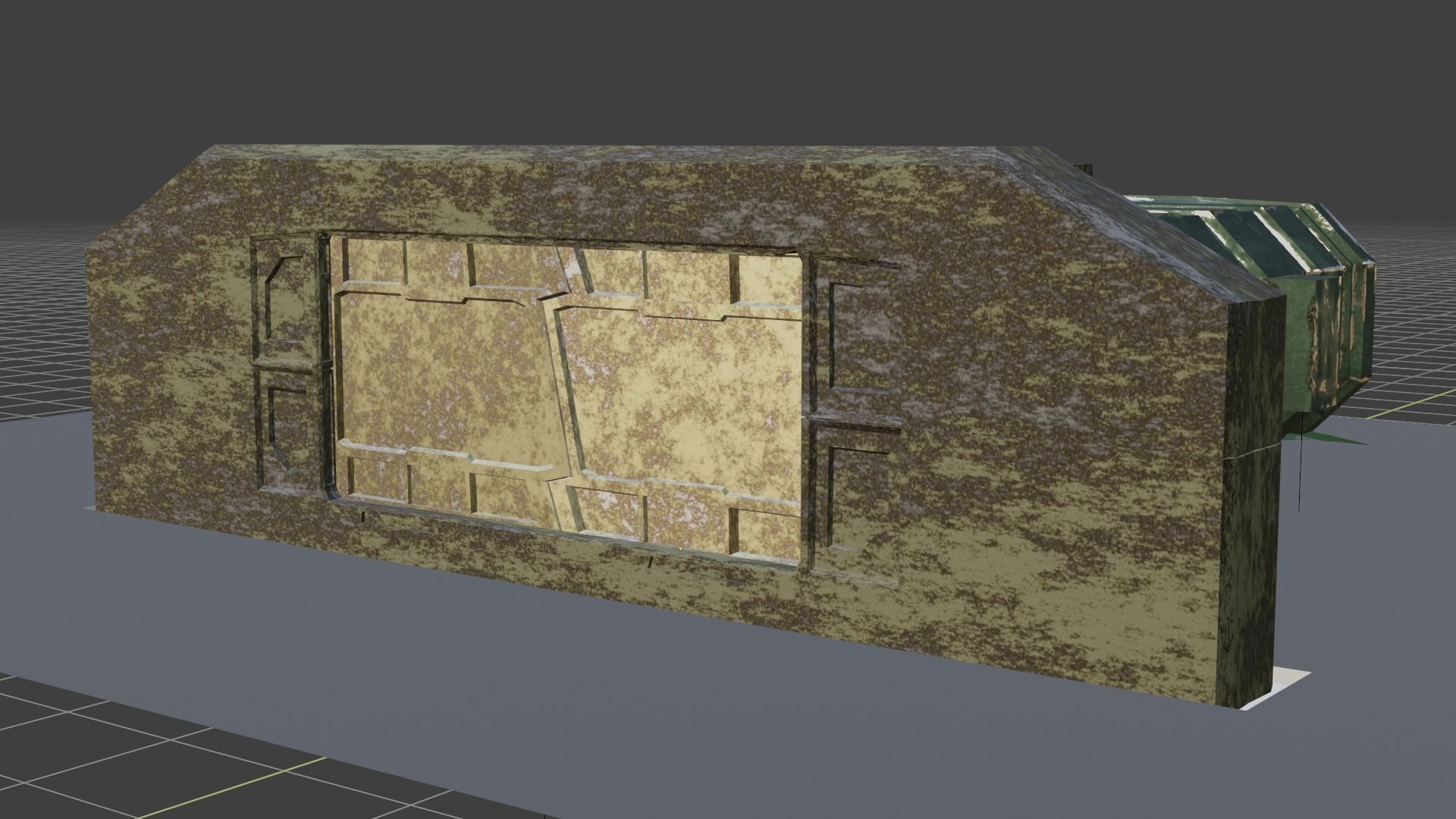 Old sci fi room Free low-poly 3D model_10