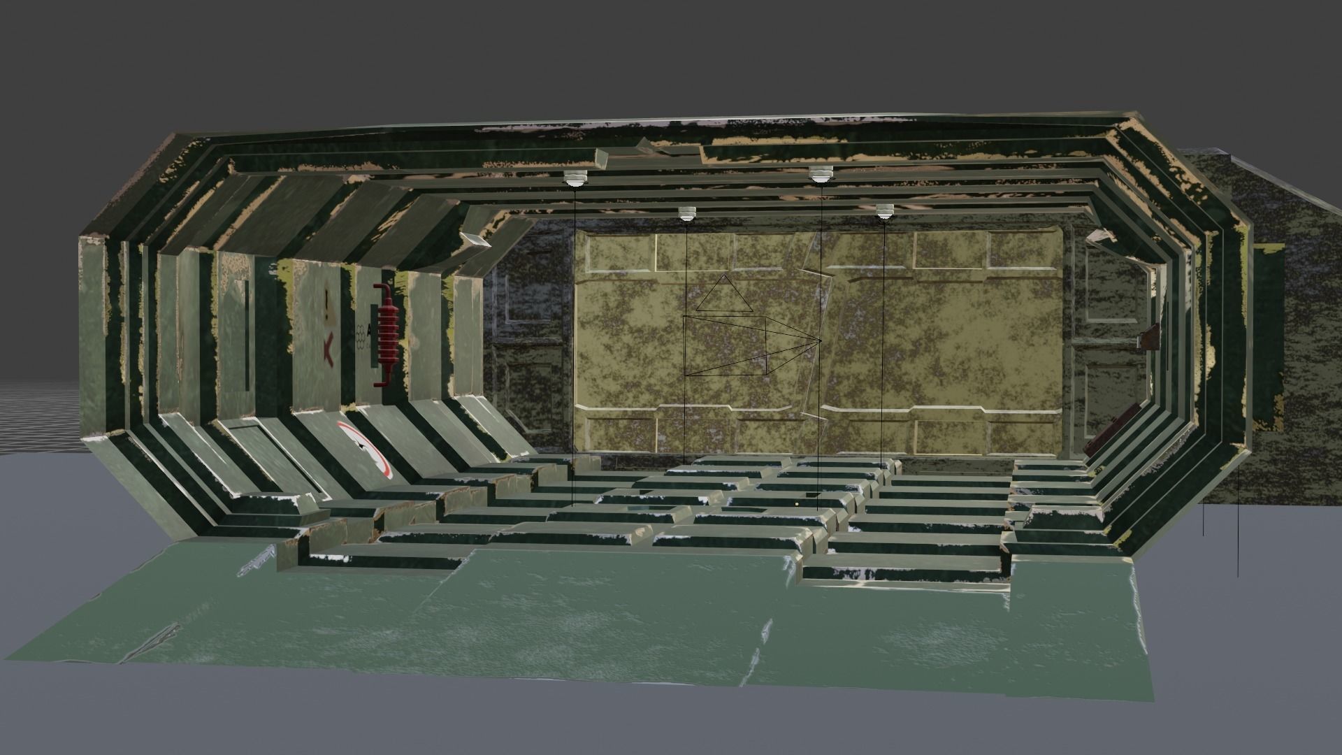Old sci fi room Free low-poly 3D model_11