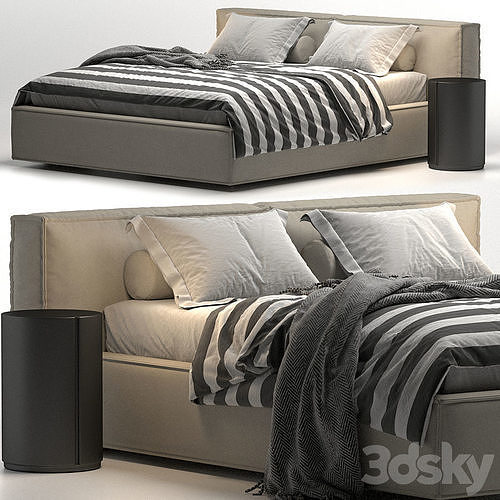 Dall i Agnese Comfort Bed 3D model