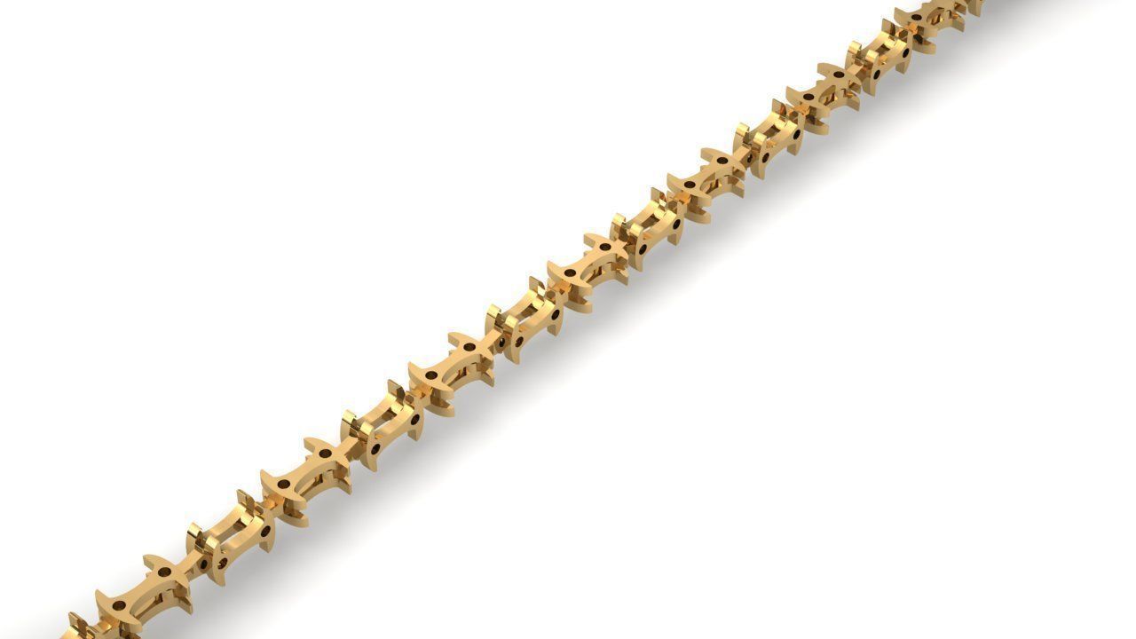 Eslabon para cadenas chain link E2016-59 3D print model_1