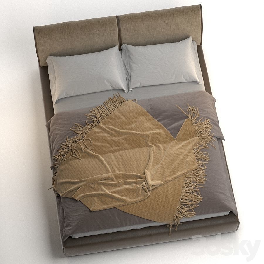 Diter Italia Monolith bed 3D model_5