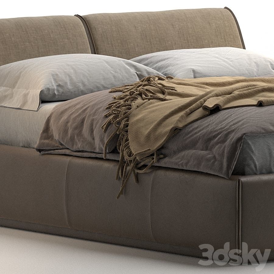 Diter Italia Monolith bed 3D model_1