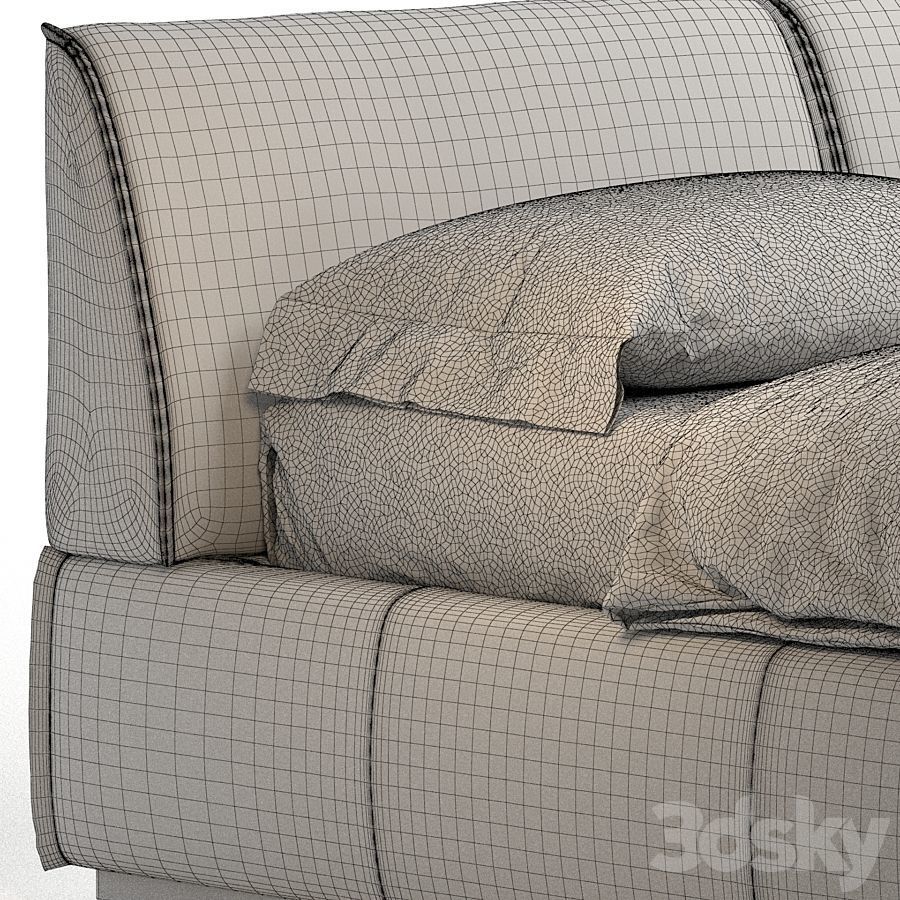 Diter Italia Monolith bed 3D model_6