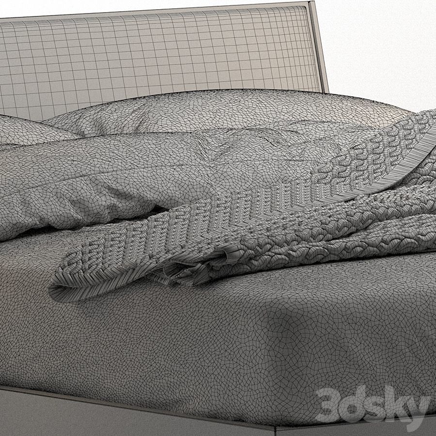 Sangiacomo Febo bed 3D model_5