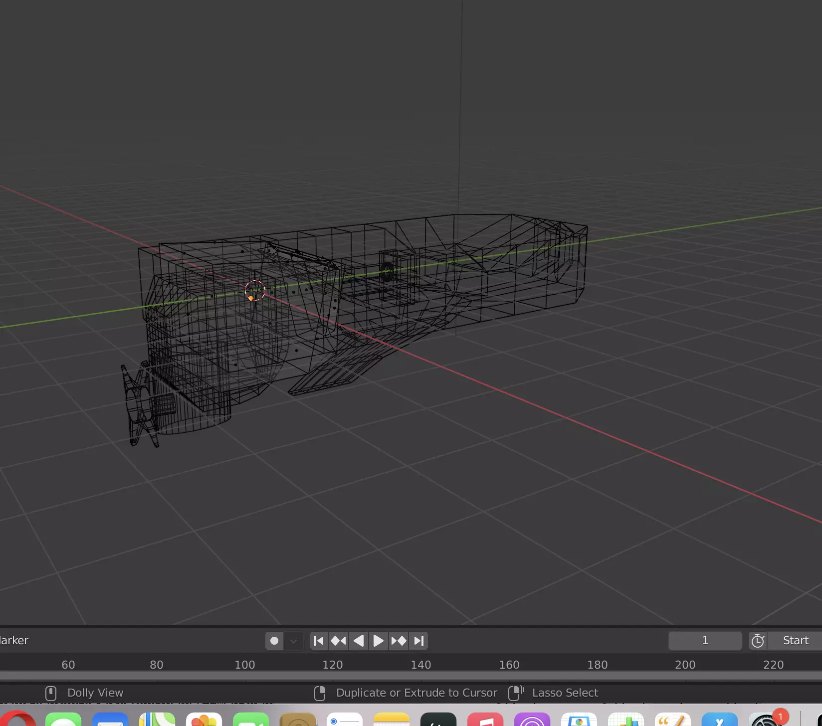 small propeller boat design Free low-poly 3D model_0