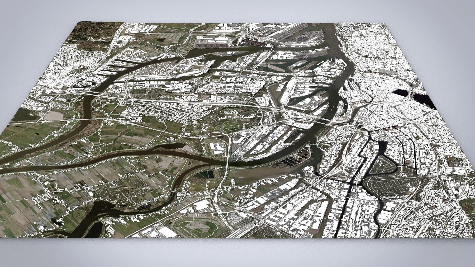 Cityscape Hamburg  Germany 3D model_6
