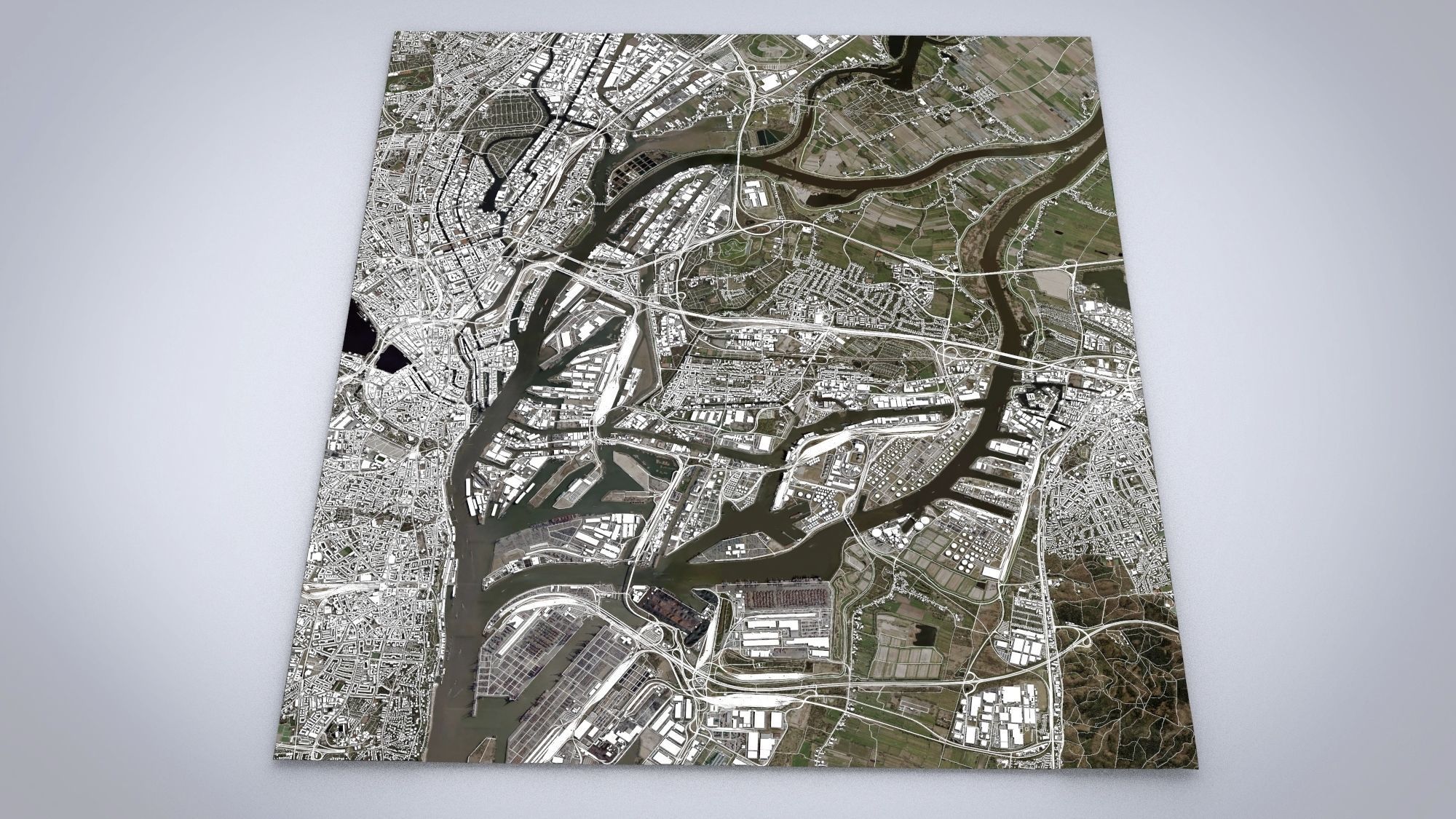 Cityscape Hamburg  Germany 3D model_12