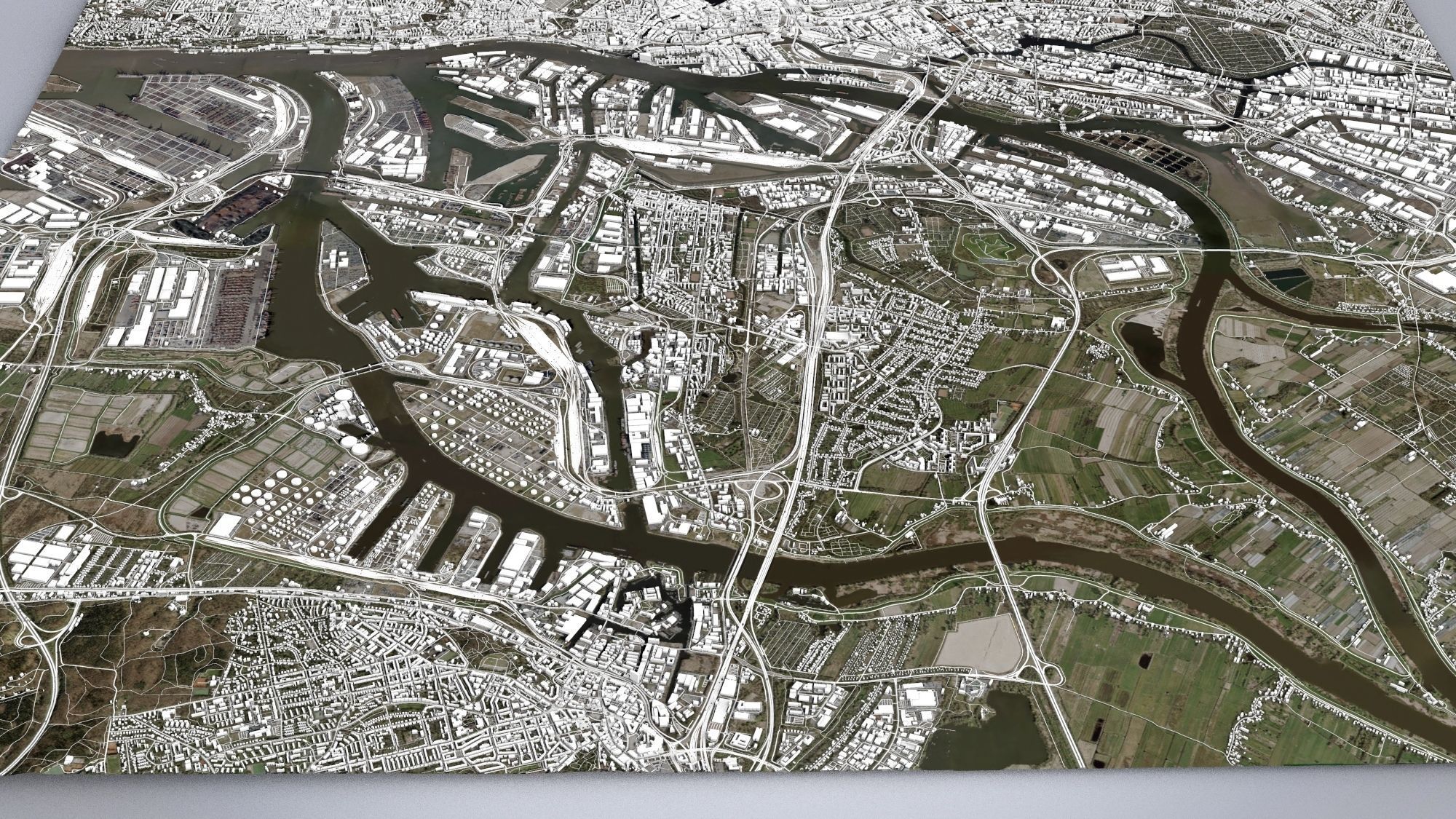 Cityscape Hamburg  Germany 3D model_15