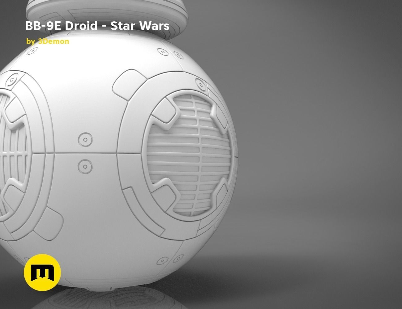 BB-9E Droid - Star Wars 3D print model_8