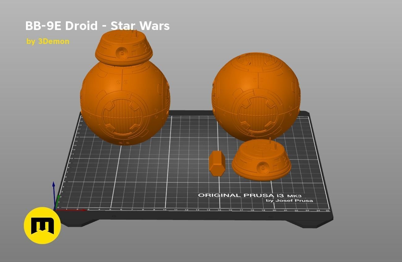 BB-9E Droid - Star Wars 3D print model_6
