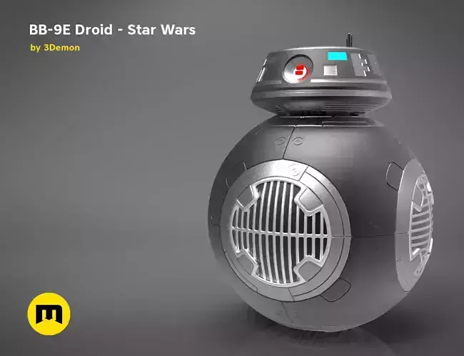 BB-9E Droid - Star Wars 3D print model