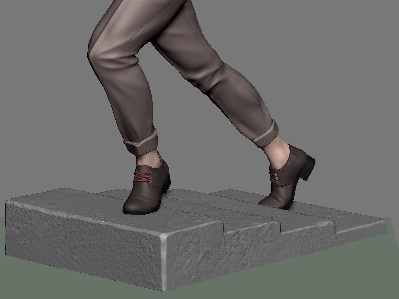 SuperGirl Run NSFW 3D print model_46