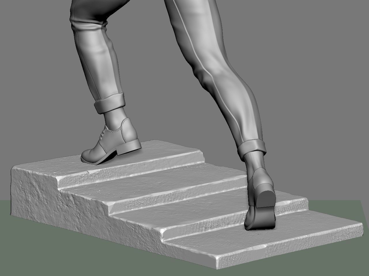 SuperGirl Run NSFW 3D print model_43