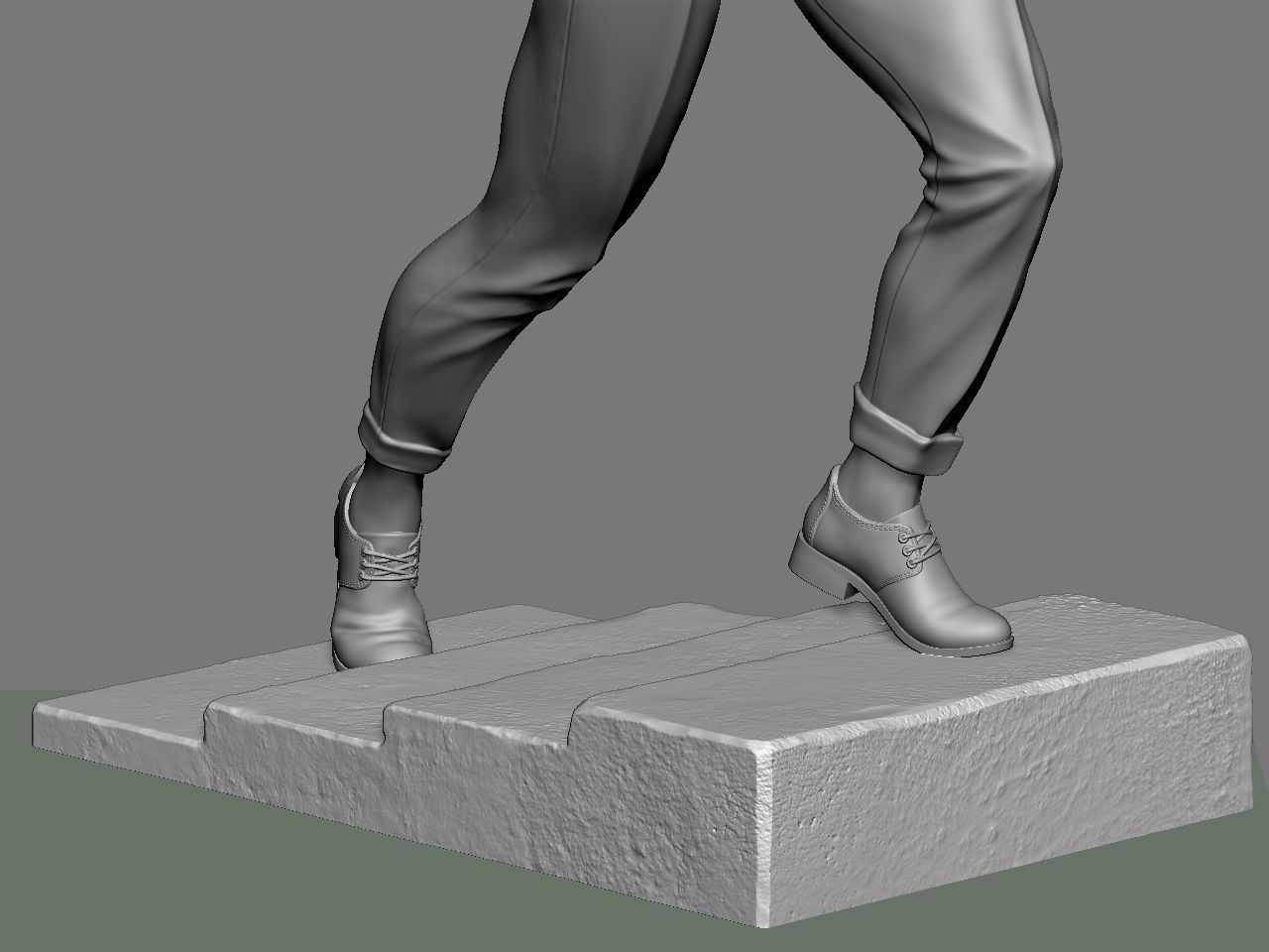 SuperGirl Run NSFW 3D print model_35