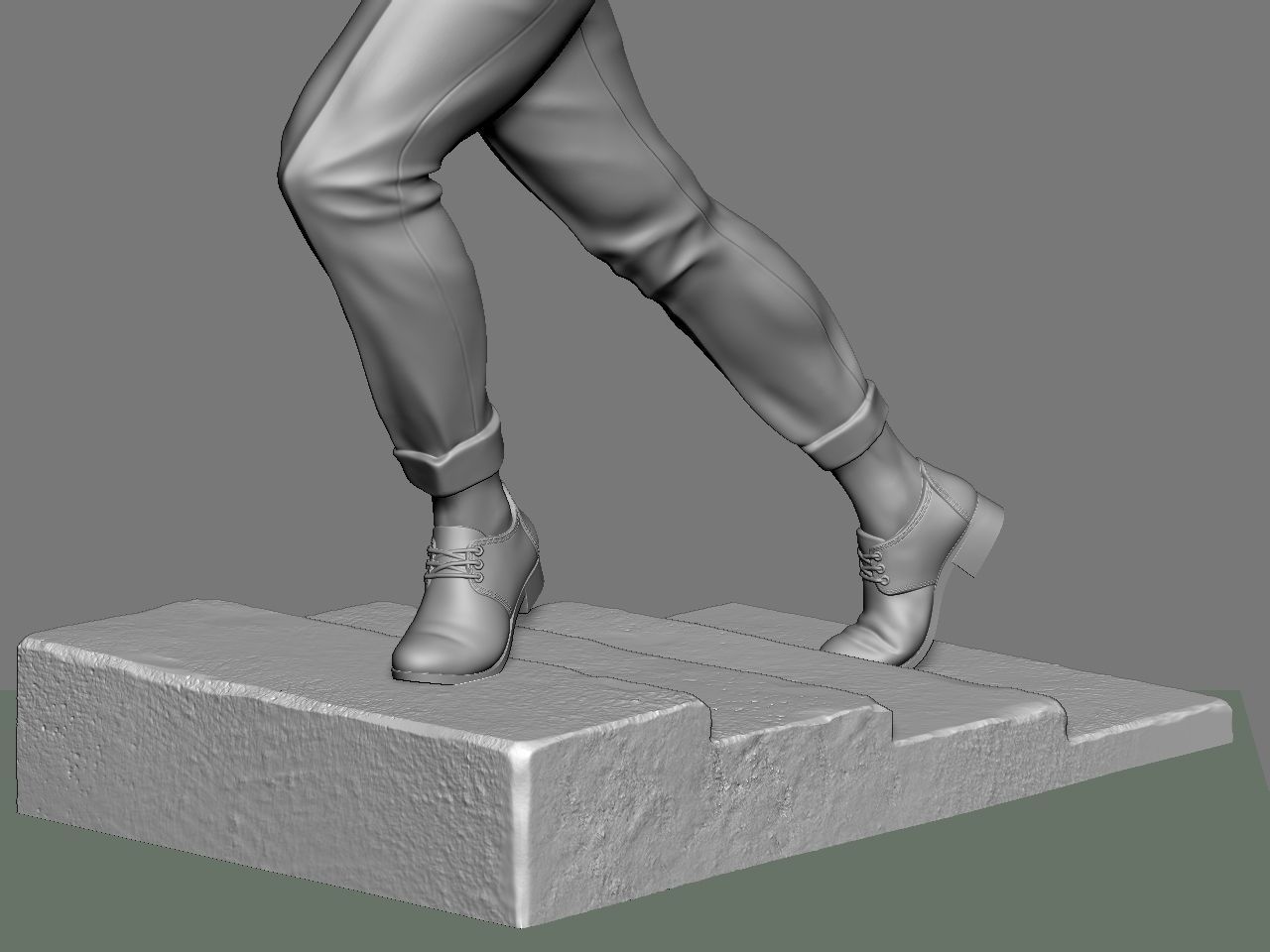 SuperGirl Run NSFW 3D print model_47