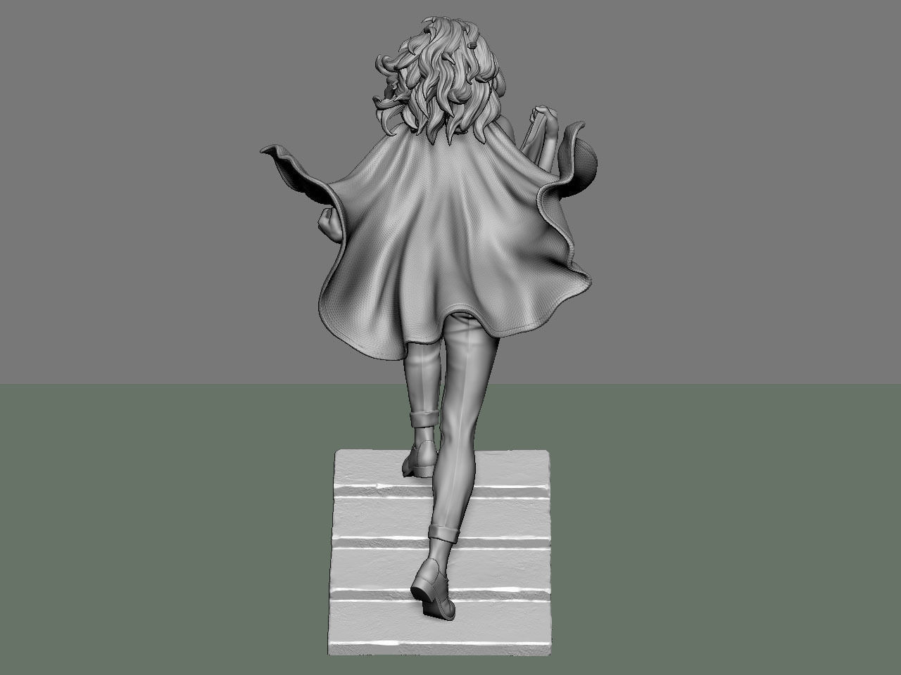 SuperGirl Run NSFW 3D print model_57