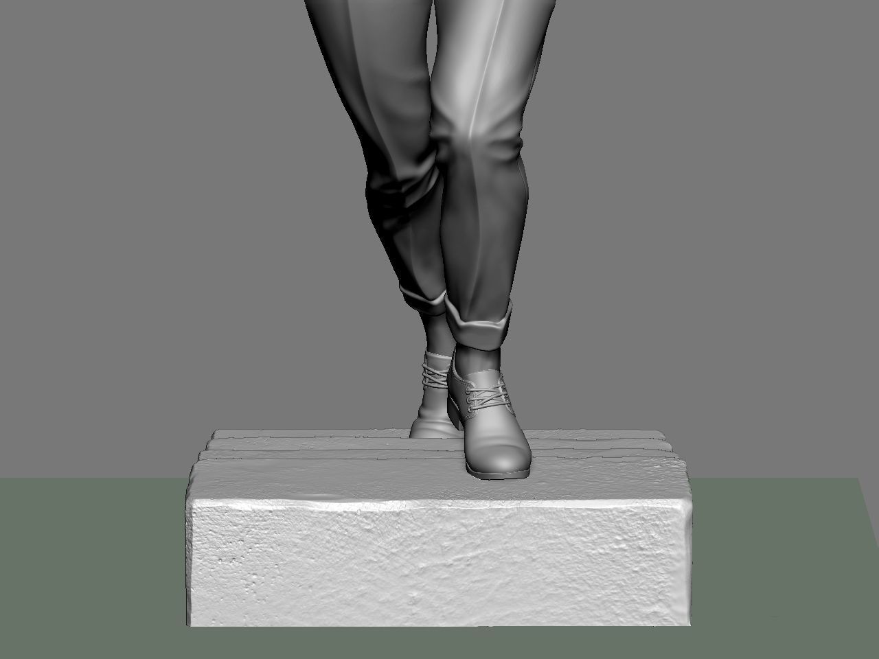 SuperGirl Run NSFW 3D print model_33