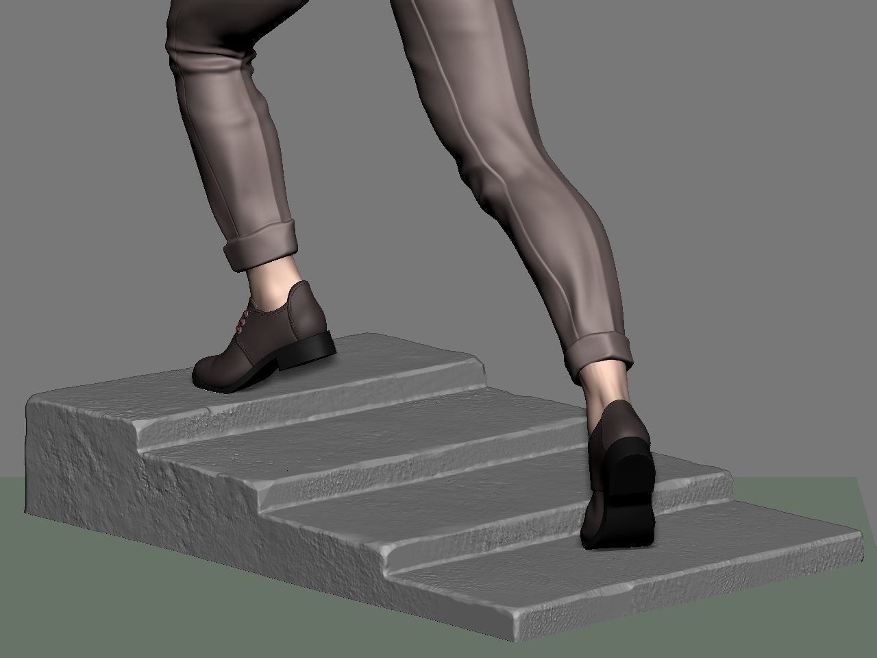 SuperGirl Run NSFW 3D print model_42