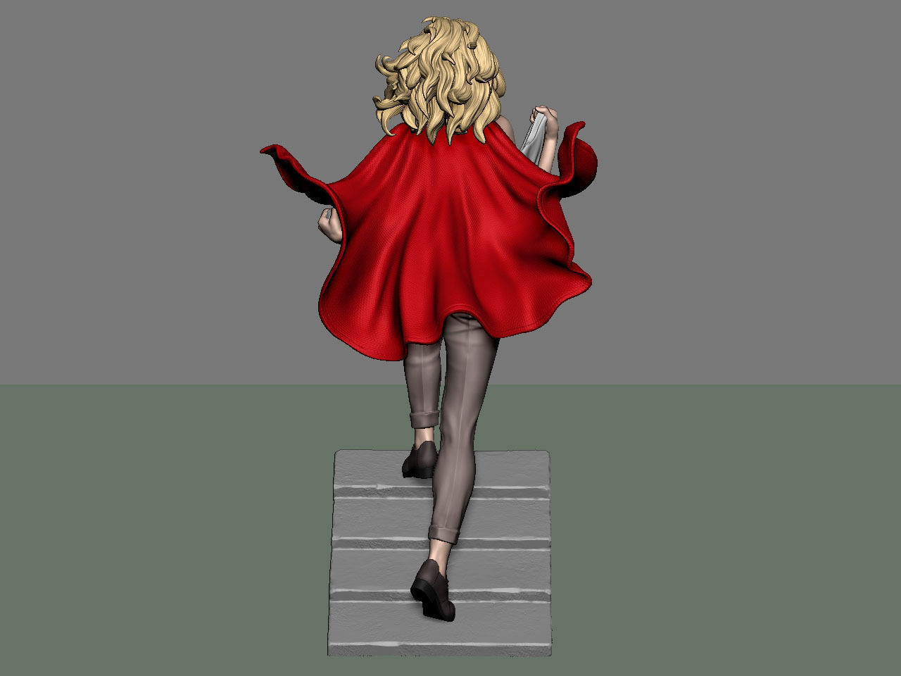 SuperGirl Run NSFW 3D print model_56