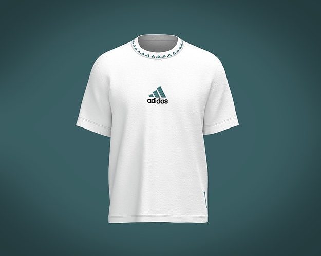 ADIDAS REAL MADRID ICONS TEE 3D model