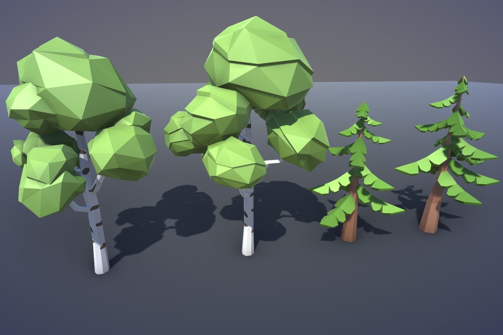 Free Low Poly Forest Free low-poly 3D model_16