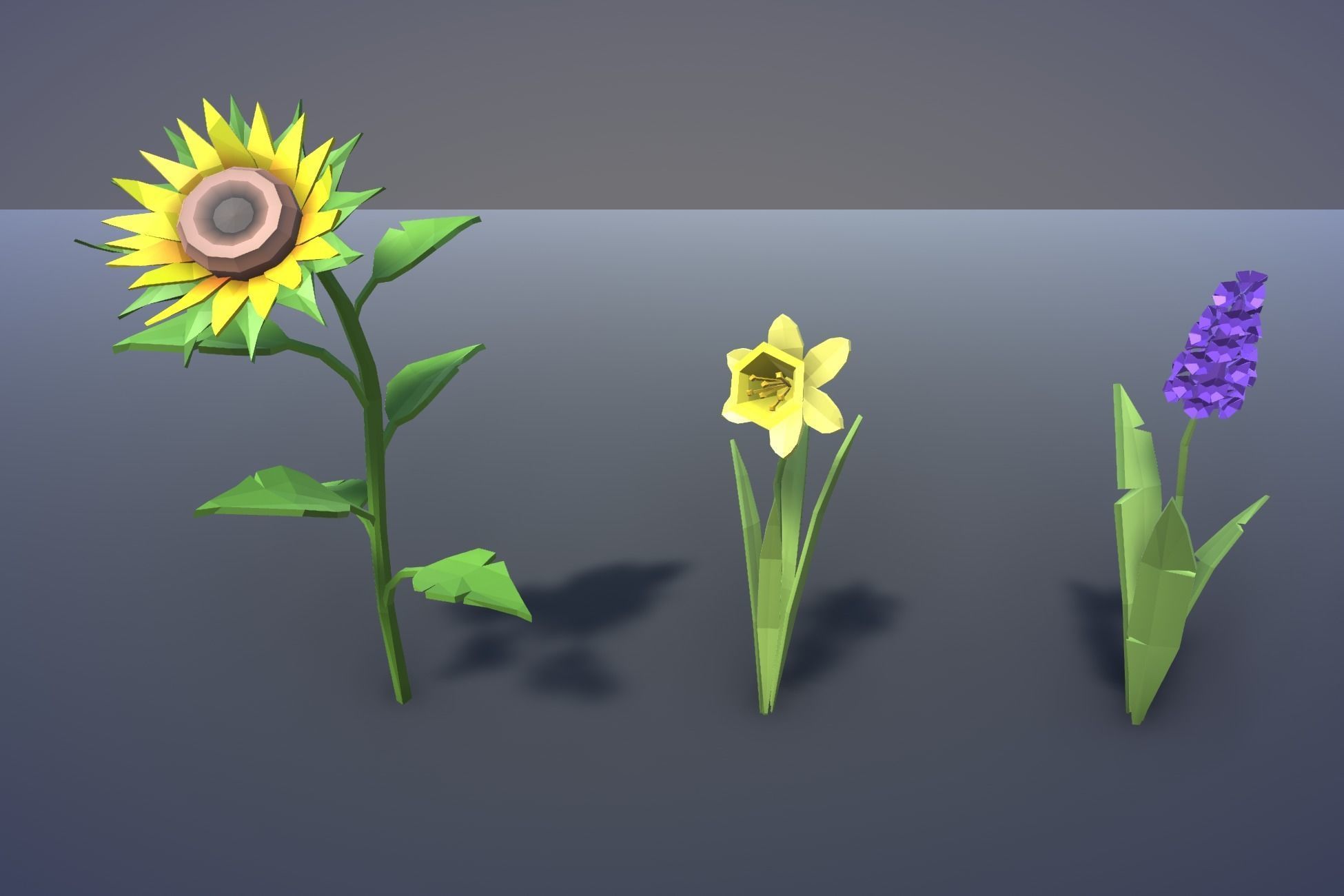 Free Low Poly Forest Free low-poly 3D model_19