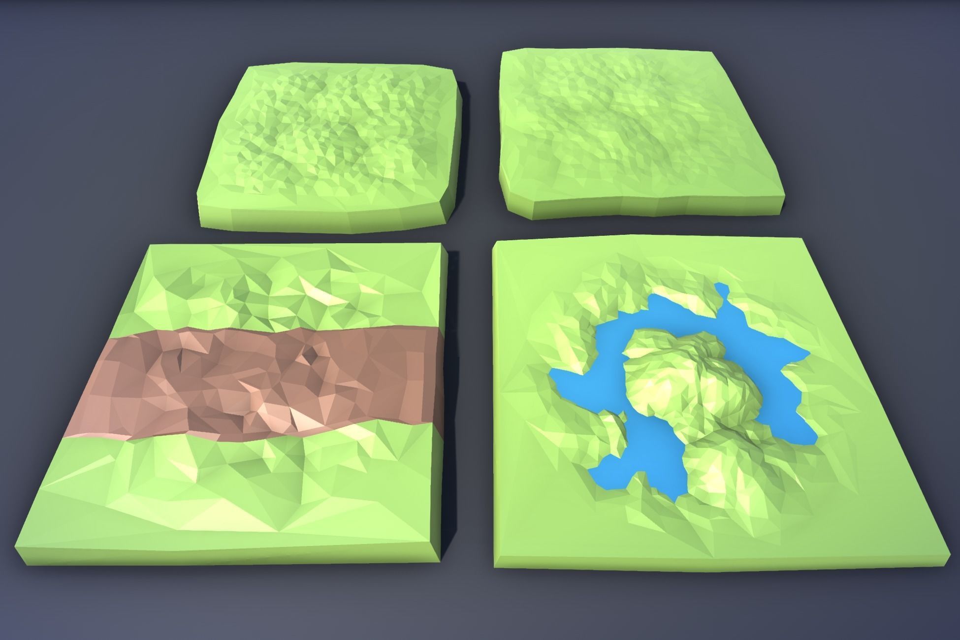 Free Low Poly Forest Free low-poly 3D model_25