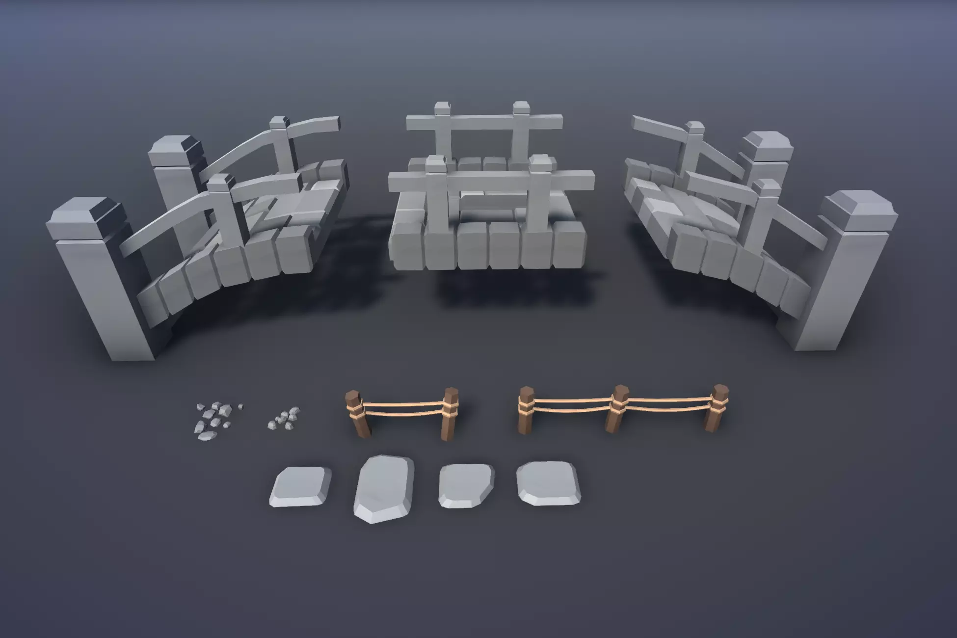 Free Low Poly Forest Free low-poly 3D model_22